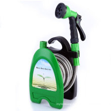 B17 stainless steel garden hose car wash high pressure water gun hose reel